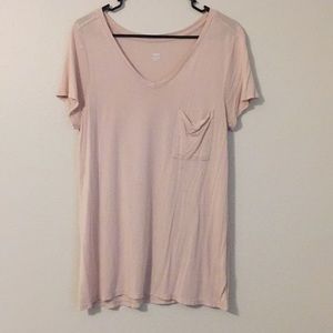 Mossimo Nude Colored Comfort V-neck.